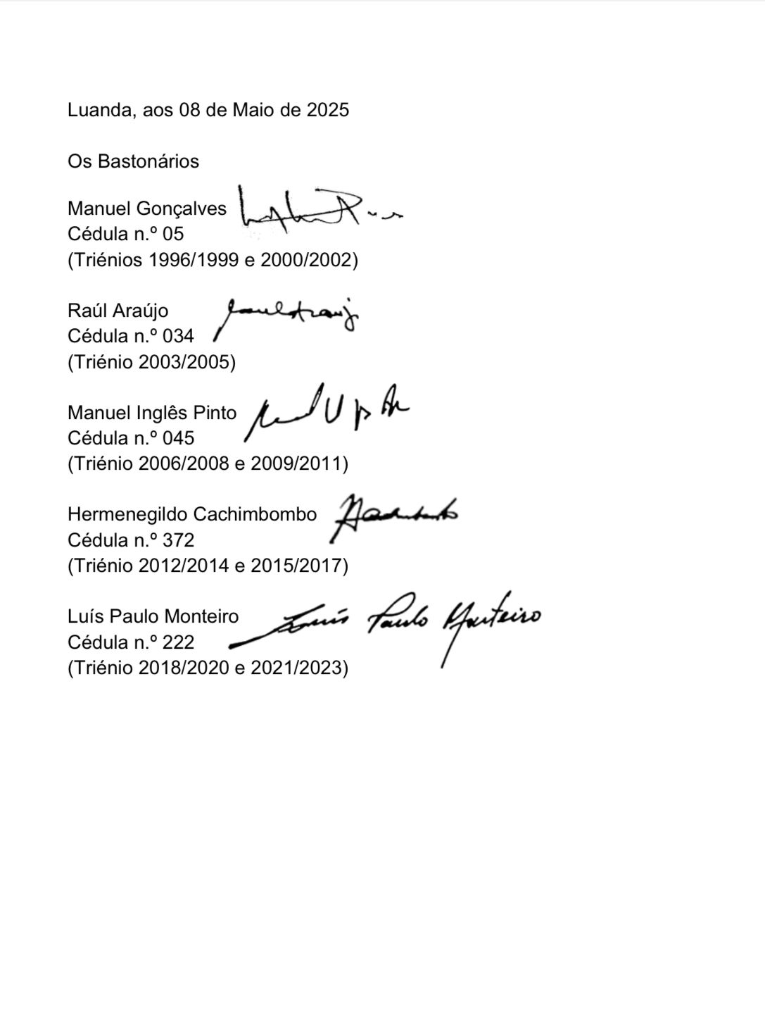 Notas BASTONÁRIOS 4