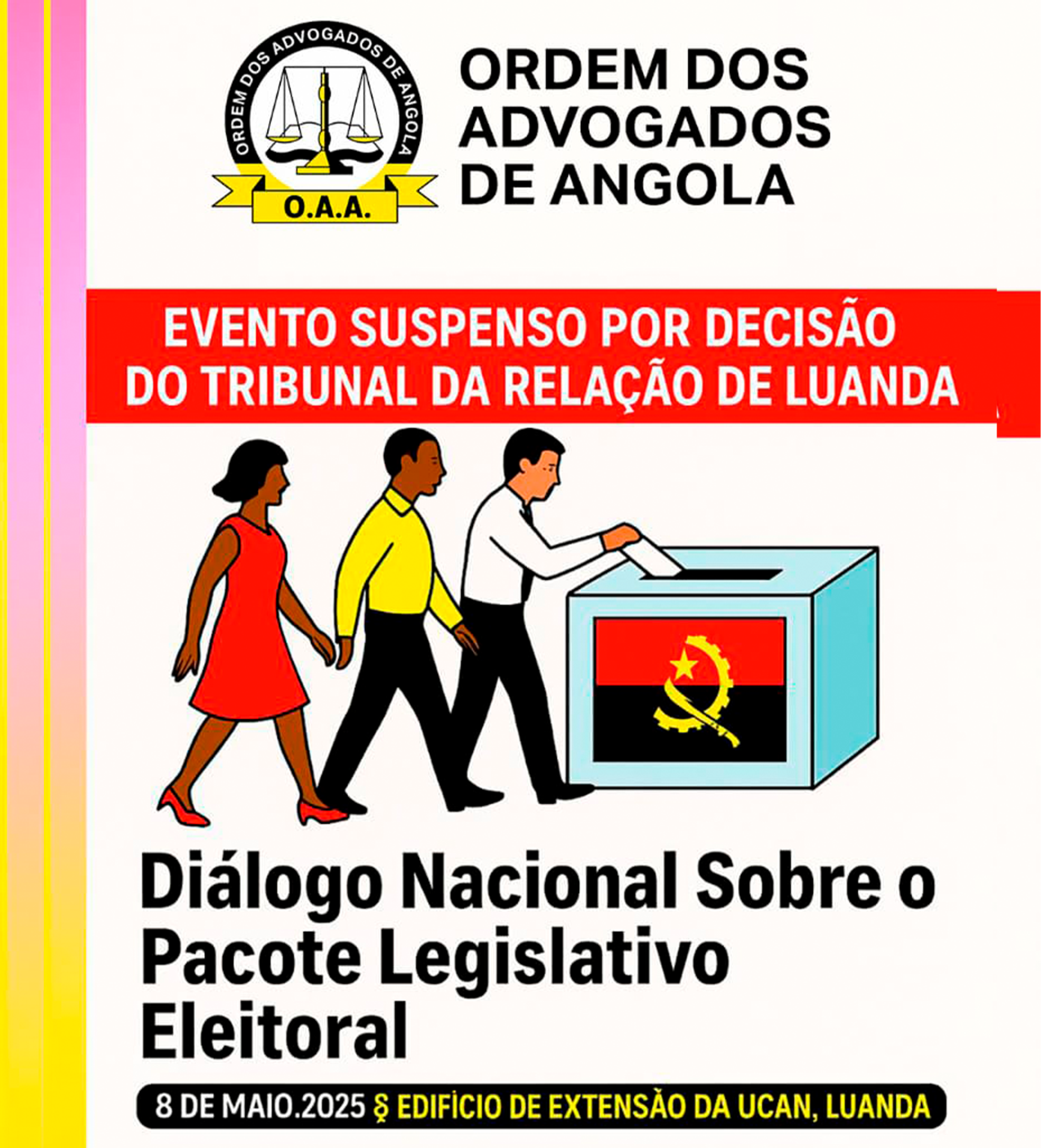 NOTAS DE APOIO E REPÚDIO DO CANCELAMENTO DO DIÁLOGO NACIONAL SOBRE O PACOTE LEGISLATIVO ELEITORAL